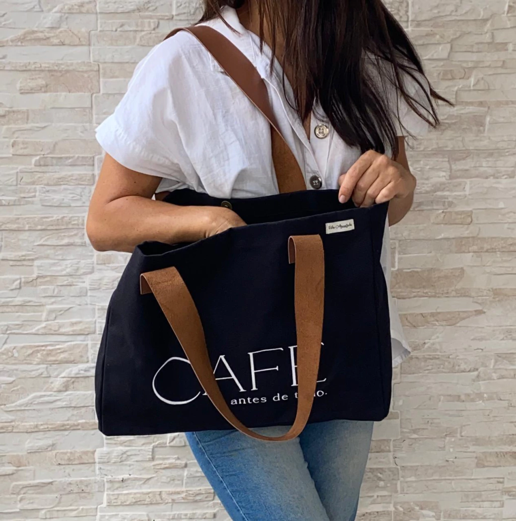 Bag Línea Coffee Preta - Image 3